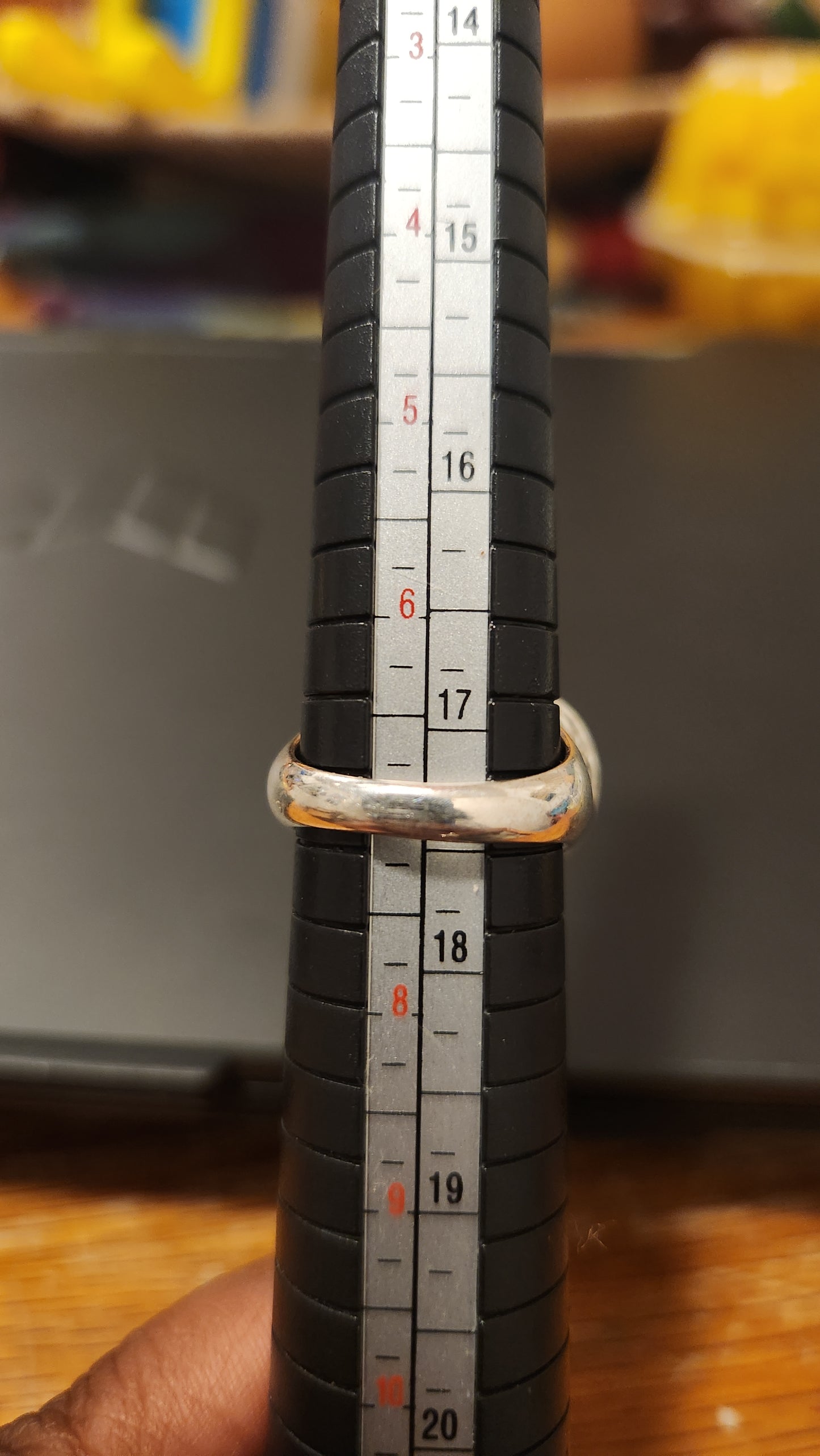 Green sterling silver ring