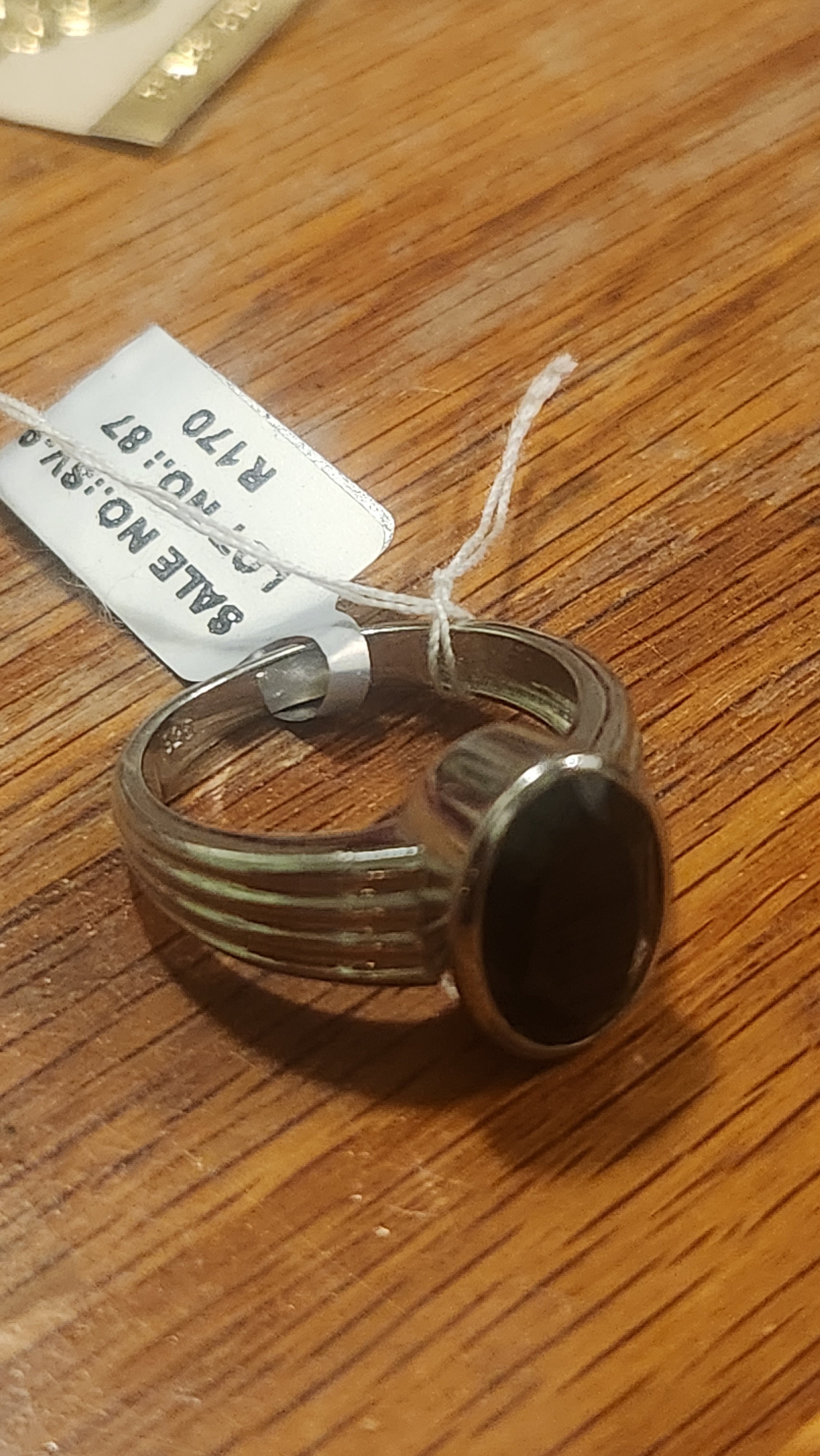 Black sterling silver