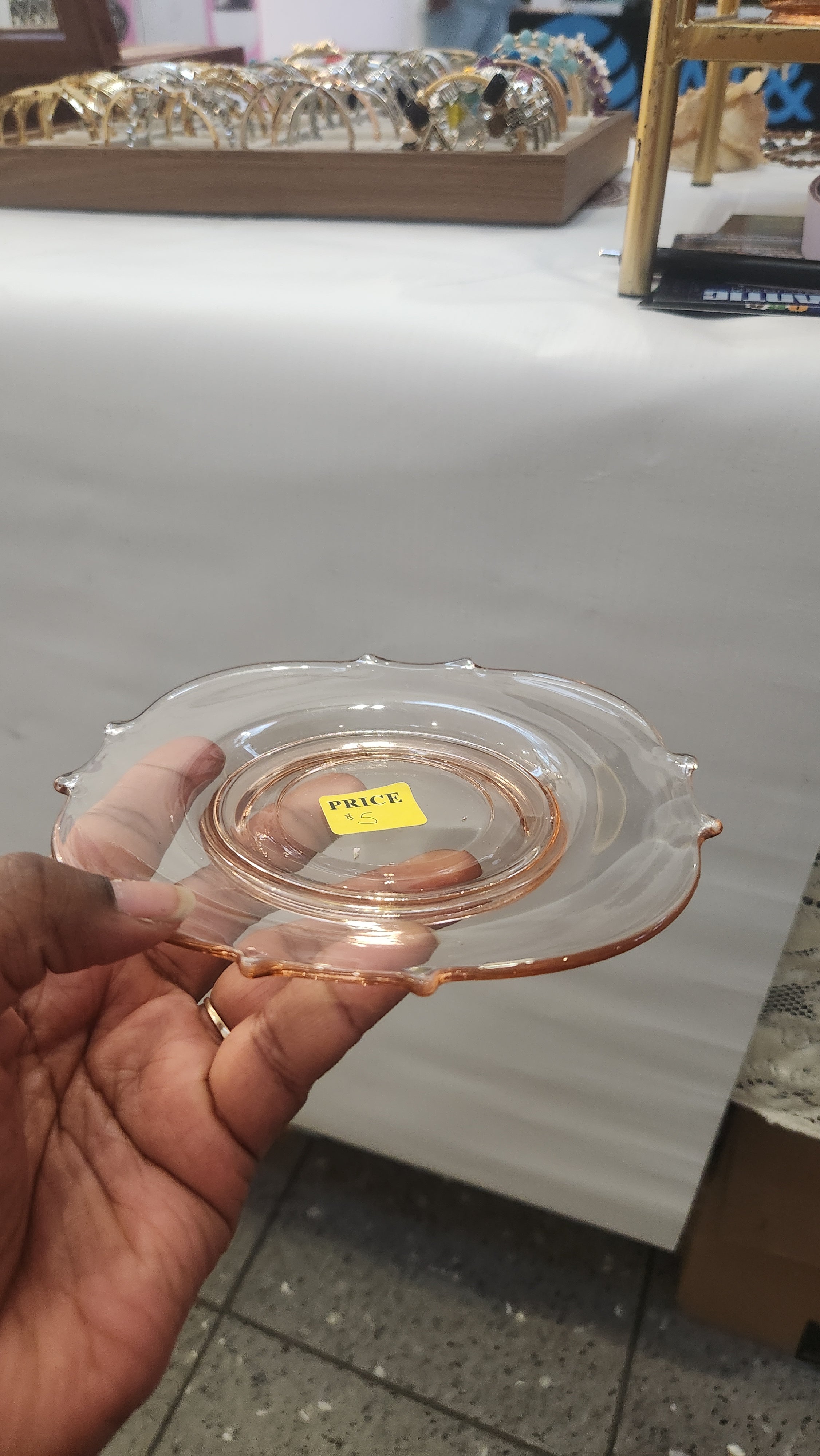 Pink little plates
