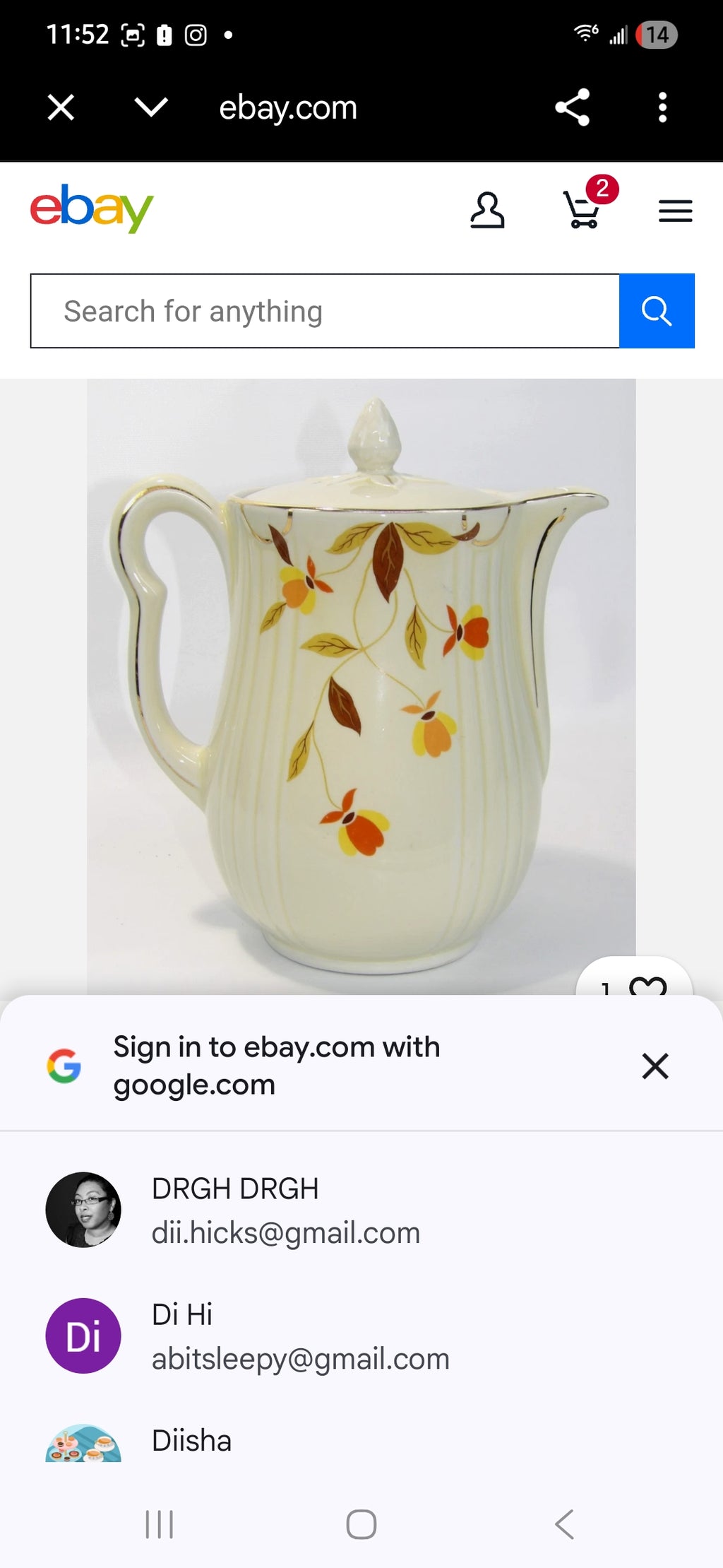 9 cup tea pot