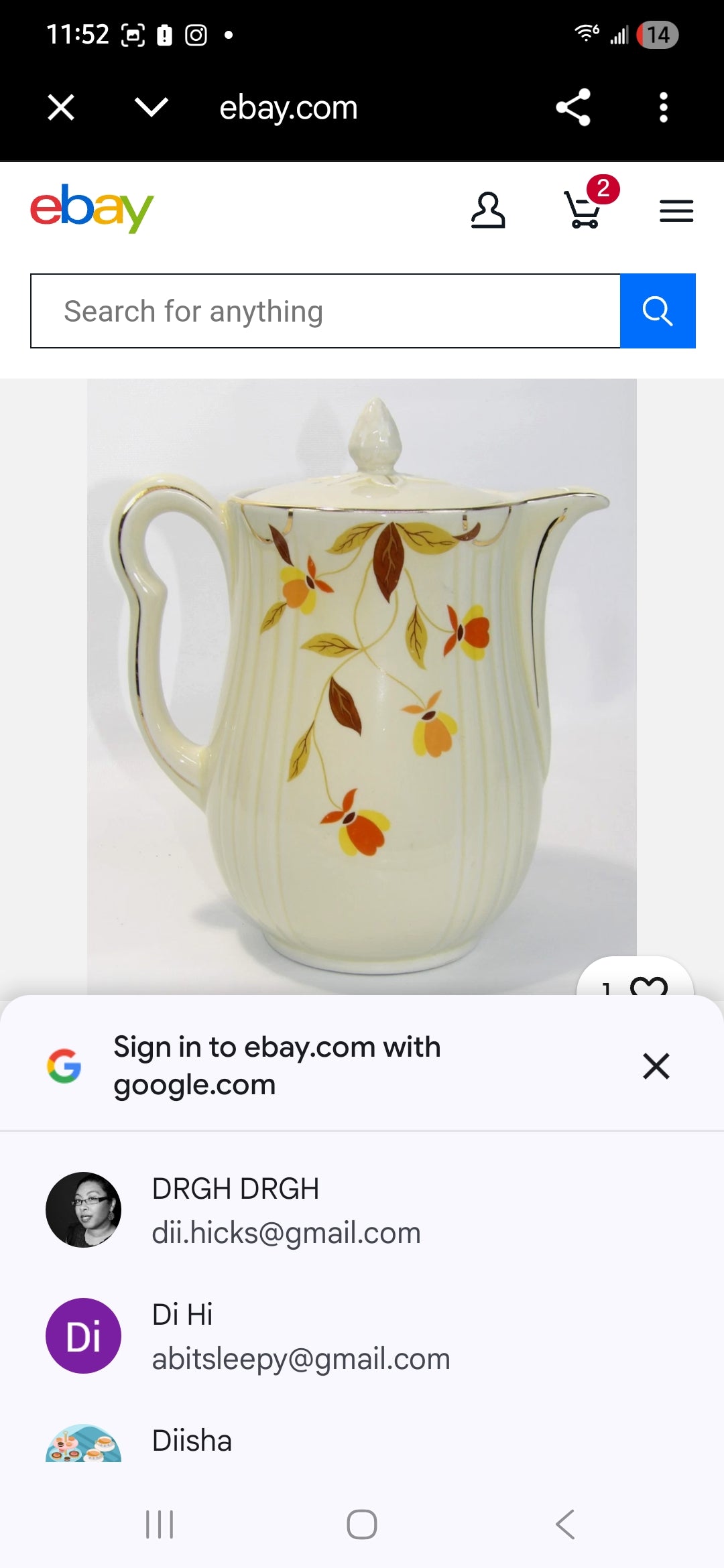 9 cup tea pot